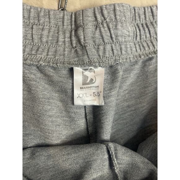 Bear Bottom Mens XXL Shorts Grey Cotton Blend Elastic Waist Drawstring Stretch - Picture 5 of 6